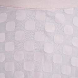 مملوكة مسبقًا Boss By Hugo Boss Baby Pink Chiffon Jacquard Vuna Skirt L
