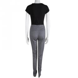 Pre Owned Boss By Hugo Boss Runway Edition Grey Wool Tumena Trousers S