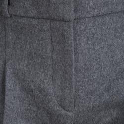 Pre Owned Boss By Hugo Boss Runway Edition Grey Wool Tumena Trousers S