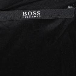 مملوكة مسبقًا Boss By Hugo Boss Black Paneled Viluris Skirt L