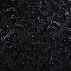 Pre Owned Boss By Hugo Boss Black Lace Panel Verleena Skirt M