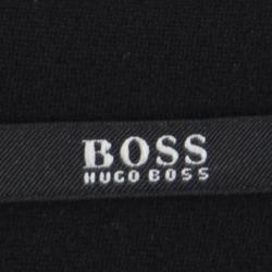 Pre Owned Boss By Hugo Boss Black Lace Panel Verleena Skirt M