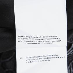 Pre Owned Boss By Hugo Boss Black Lace Panel Verleena Skirt M