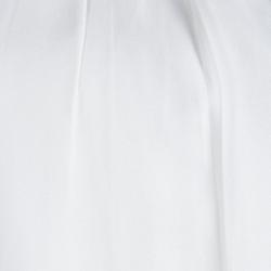 مملوكة مسبقًا بلوزة بوس باي هوغو بوس زيلينا بيضاء أكمام طويلة S