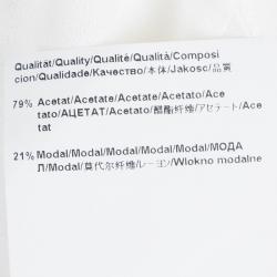 مملوكة مسبقًا بلوزة بوس باي هوغو بوس زيلينا بيضاء أكمام طويلة S