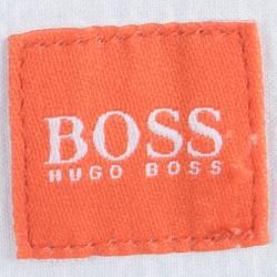 مملوكة مسبقًا Boss By Hugo Boss White  Embroidered Mini A- Line Skirt M