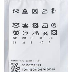 مملوكة مسبقًا Boss By Hugo Boss White  Embroidered Mini A- Line Skirt M