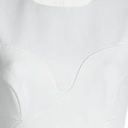 Pre Owned Boss By Hugo Boss White Sleeveless Sheath Dress S