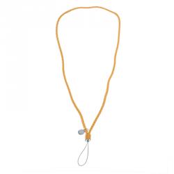 Pre Owned Bottega Veneta Orange Phone Strap
