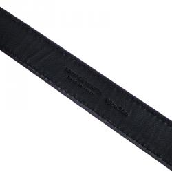 Pre Owned Bottega Veneta Purple Watersnake Belt 85CM