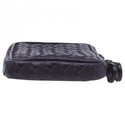 Bottega Veneta Brown Intrecciato High Tech Holder