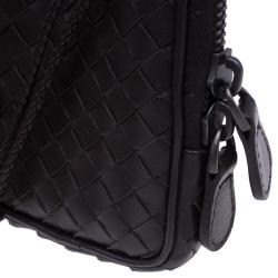 Bottega Veneta Brown Intrecciato High Tech Holder