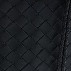 Bottega Veneta Black Intrecciato High Tech Holder