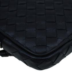 Bottega Veneta Black Intrecciato High Tech Holder