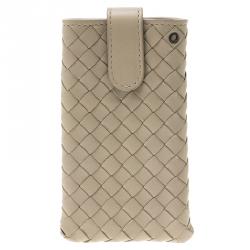 Bottega Veneta Beige Intrecciato Nappa iPhone 5 Case