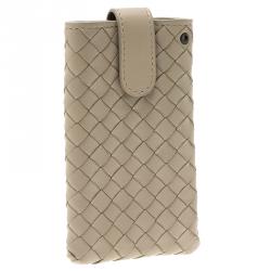 Bottega Veneta Beige Intrecciato Nappa iPhone 5 Case