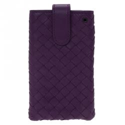 Bottega Veneta Purple Intrecciato Nappa iPhone 5 Case
