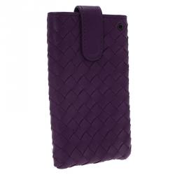 Bottega Veneta Purple Intrecciato Nappa iPhone 5 Case