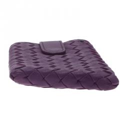 Bottega Veneta Purple Intrecciato Nappa iPhone 5 Case