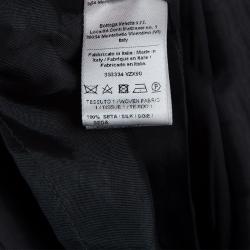 مملوكة مسبقًا Bottega Veneta Purple Chrysanthemum Print Silk Bandeau Dress S