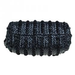 Pre Owned حقيبة يد بوتيغا فينيتا ليدو جلد سمك الراي مجدول متوسطة