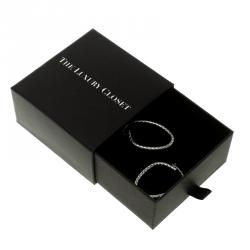 Pre Owned Bottega Veneta Intrecciato Antique Finish Silver Hoop Earrings