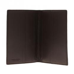 Bottega Veneta Brown Intrecciato Passport Holder