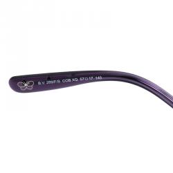Pre Owned Bottega Veneta Purple BV 289/F/S Oversized Sunglasses