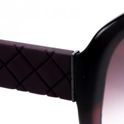 Bottega Veneta Burgundy BV 302/F/S Oversized Sunglasses