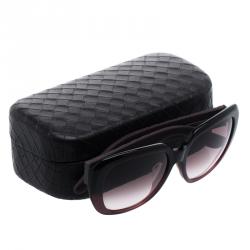Bottega Veneta Burgundy BV 302/F/S Oversized Sunglasses