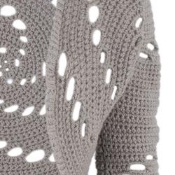 Pre Owned Bottega Veneta Light Green Cashmere Cardigan S