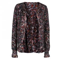 Bottega Veneta Multicolor Printed Cardigan M