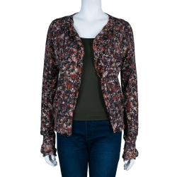 Bottega Veneta Multicolor Printed Cardigan M