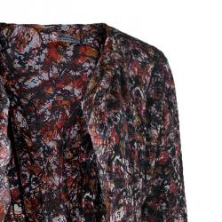 Bottega Veneta Multicolor Printed Cardigan M