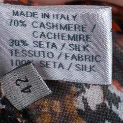 Bottega Veneta Multicolor Printed Cardigan M