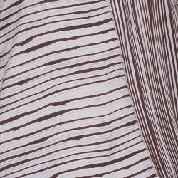 Pre Owned Bottega Veneta Brown Printed Silk Top M