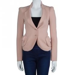 Bottega Veneta Pale Pink Wool Blazer S