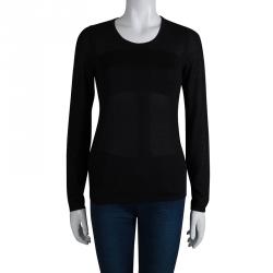 Bottega Veneta Black Cashmere Sweater M