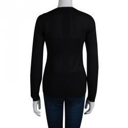 Bottega Veneta Black Cashmere Sweater M