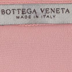 Bottega Veneta Coral Pink Silk Smocking Detail Top S