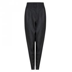 Bottega Veneta Grey Glen Plaid Wool Trousers M