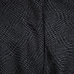 Bottega Veneta Grey Glen Plaid Wool Trousers M