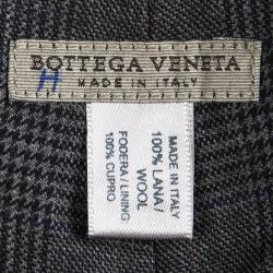 Bottega Veneta Grey Glen Plaid Wool Trousers M