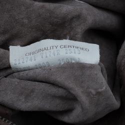 Pre Owned Bottega Veneta Brown Leather Large Cervo Hobo