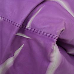 Pre Owned Bottega Veneta Violet Tye Dye Leather Large Aquilone Fortune Cookie Hobo