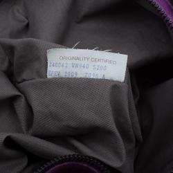 Pre Owned Bottega Veneta Violet Tye Dye Leather Large Aquilone Fortune Cookie Hobo