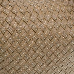 Pre Owned Bottega Veneta Brown Intrecciato Stitched Nappa Leather Medium Veneta Hobo 