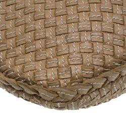 Pre Owned Bottega Veneta Brown Intrecciato Stitched Nappa Leather Medium Veneta Hobo 