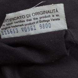 Pre Owned Bottega Veneta Brown Intrecciato Stitched Nappa Leather Medium Veneta Hobo 