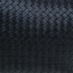 Pre Owned Bottega Veneta Black Intrecciato Nappa Leather Shoulder Bag